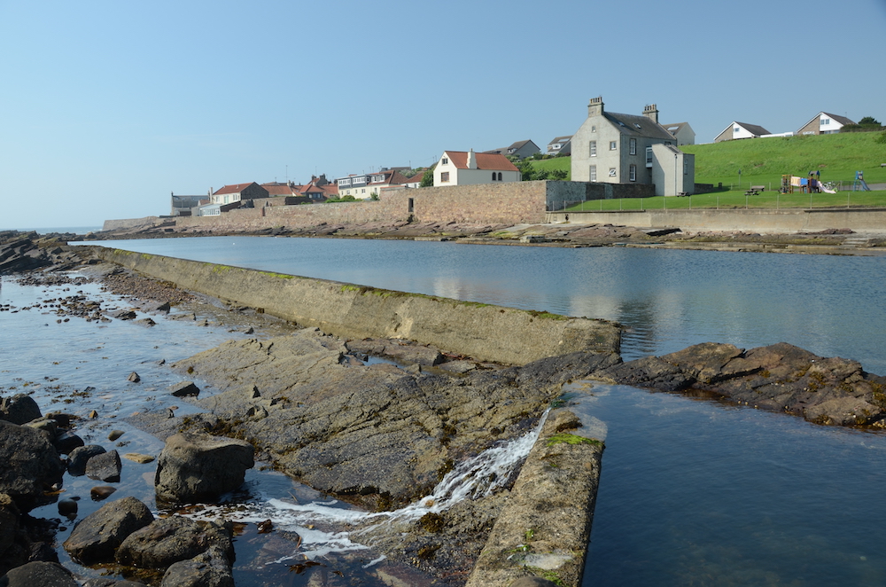 Cellardyke tidal pool in Fife