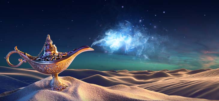 Aladdin's lamp