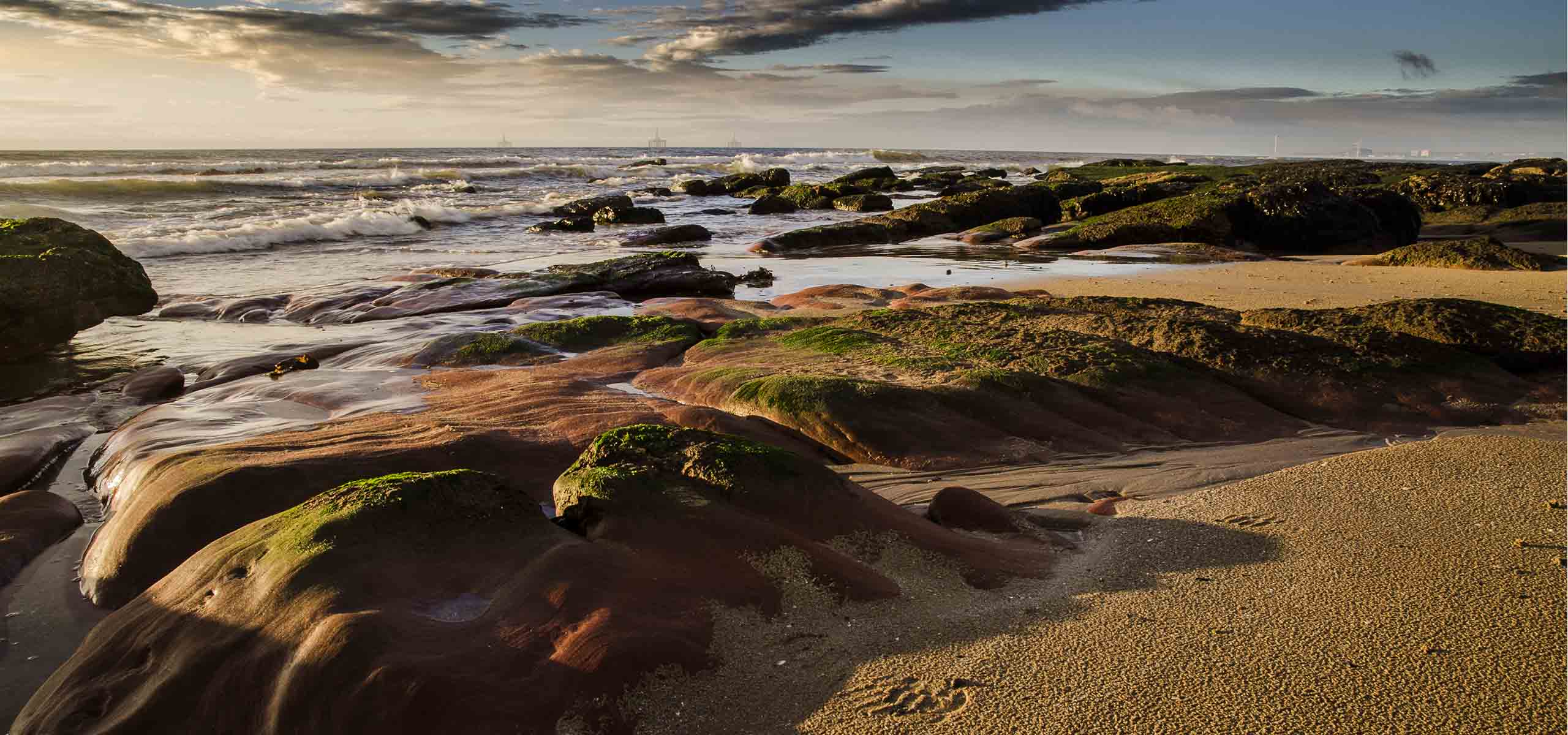 Largo beach on the Fife Coastal Path