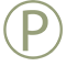 Parking sign icon