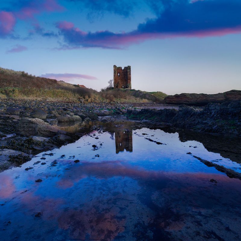 Seafield Tower on the Fife Coastal Path