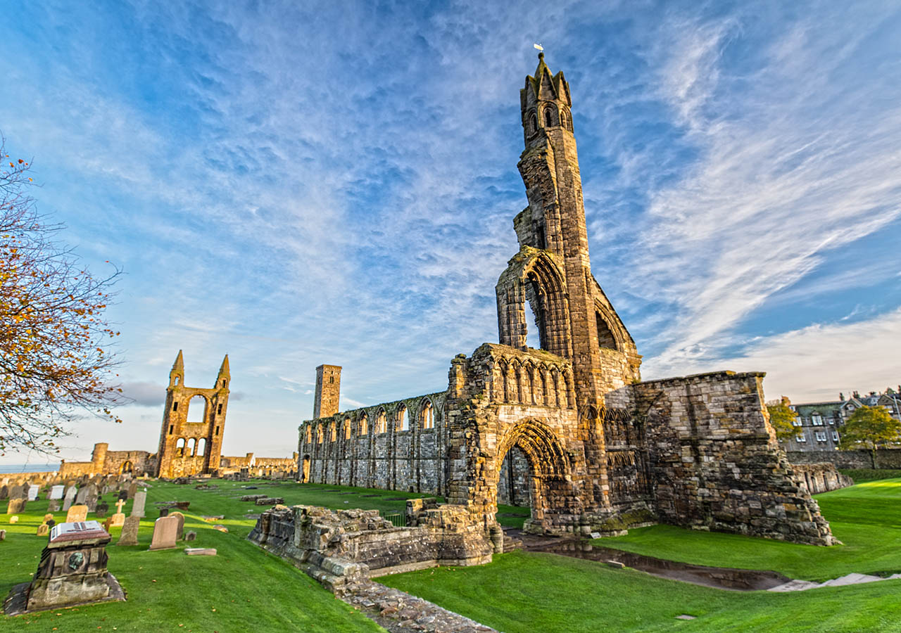 St Andrews Cathedral in Scotland