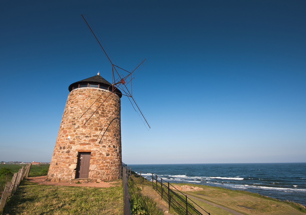 St Monans Windmill on the Fife Coastal Path