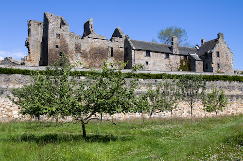Aberdour Castle in Fife