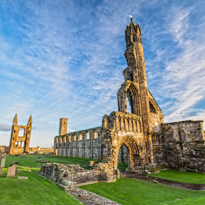 Ruins of St Andrews Cathedral, Fife, Scotland