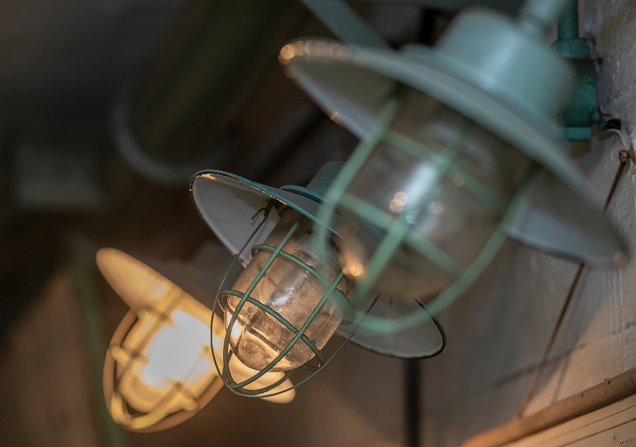 Old underground lights